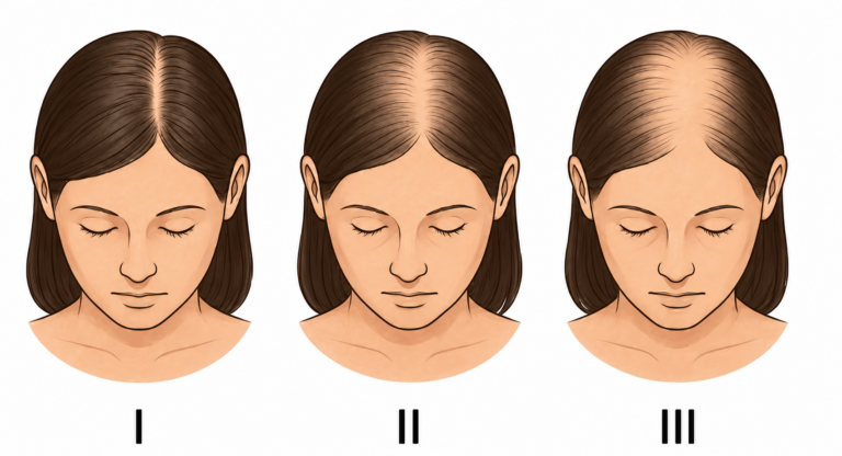 measuring hair loss in women at The Hair Loss Clinic UK measuring hair loss in women at The Hair Loss Clinic UK